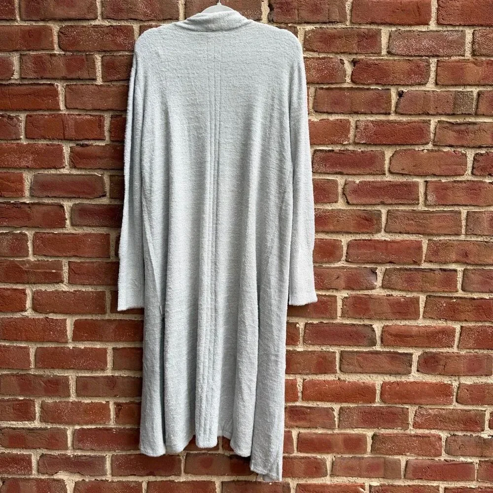 Kashwere Women's Cozy Open-Front Long Cardigan kashease robe ocean M/L NWT